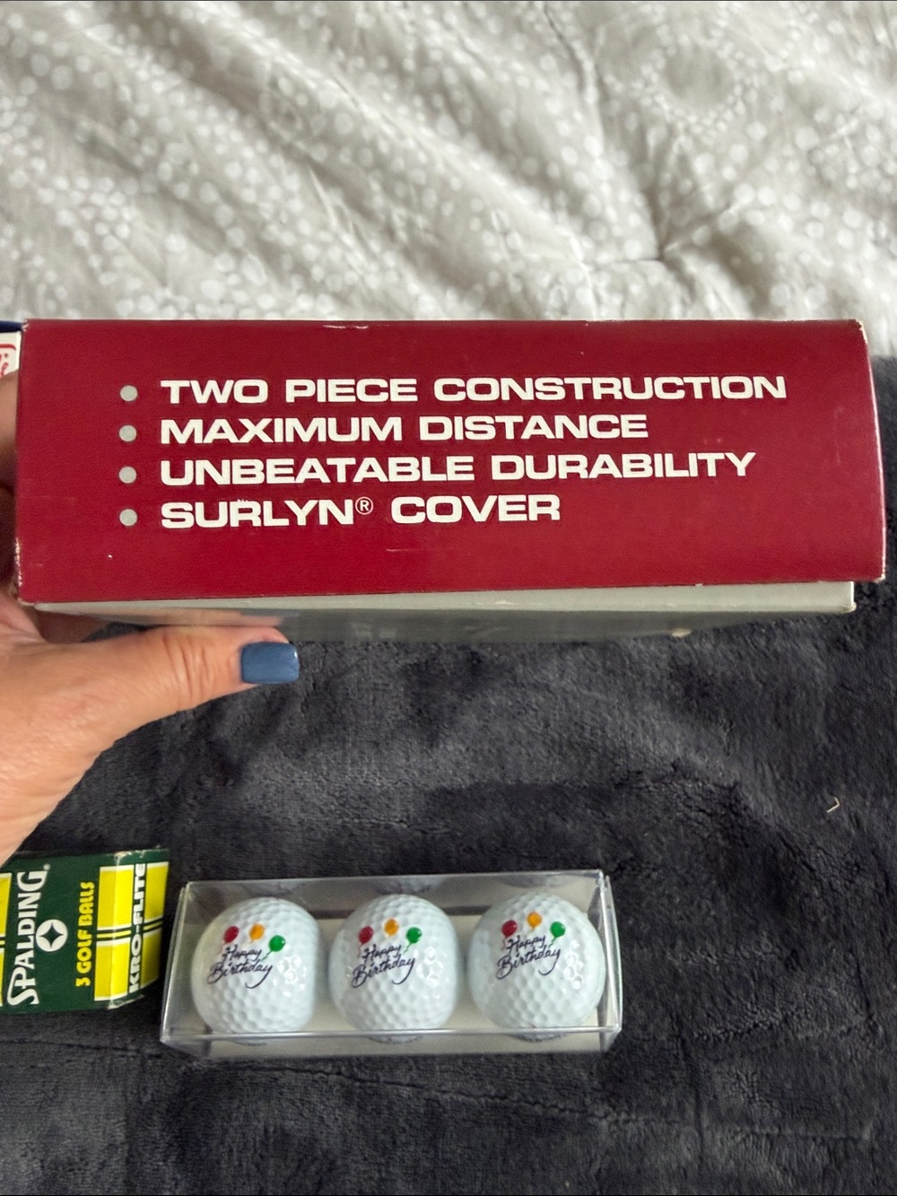 Vintage Spalding and Federals White and yellow Golf Ball Lot w/ birthday set - Picture 13 of 16